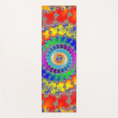 Psychedelisches Fraktal Yogamatte (Vorderseite)