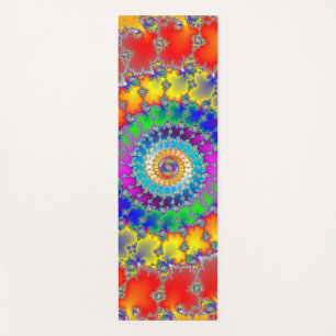 Psychedelisches Fraktal Yogamatte