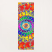 Psychedelisches Fraktal Yogamatte (Rückseite)