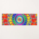 Psychedelisches Fraktal Yogamatte (Vorderseite (Horizontal))