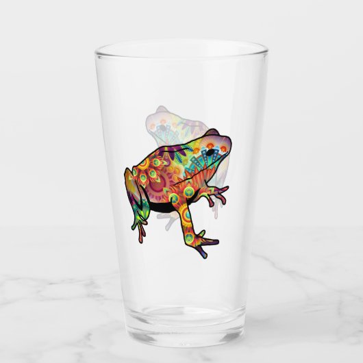 Psychedelisches Frosch-Glas Glas (Vorderseite)