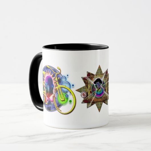 Psychedelisches Frühstück Tasse (Vorderseite Links)