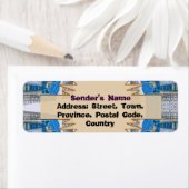 Psychedelisches Fun Fraktal Muster & Text (Insitu)