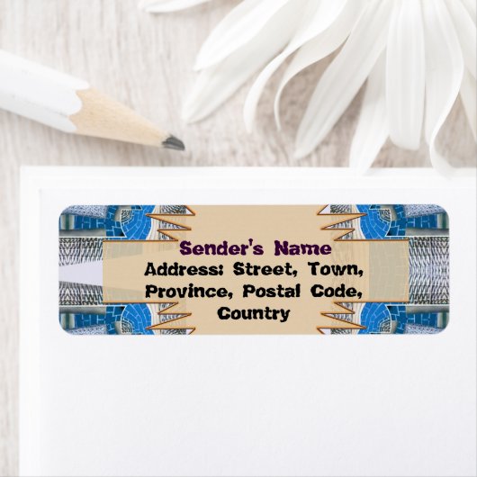 Psychedelisches Fun Fraktal Muster & Text (Insitu)