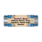 Psychedelisches Fun Fraktal Muster & Text (Vorne)