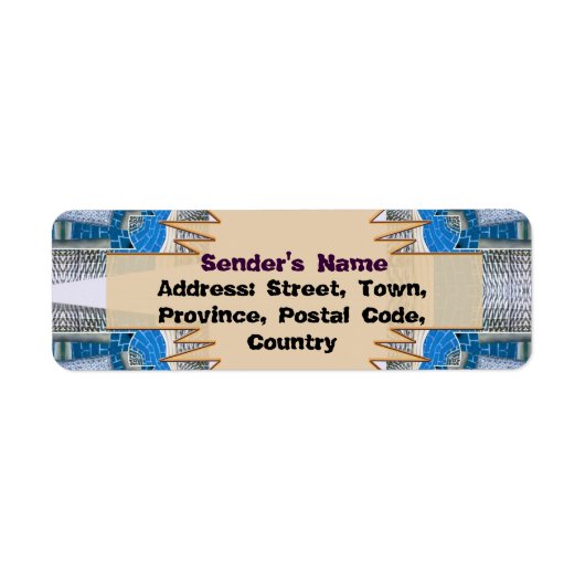 Psychedelisches Fun Fraktal Muster & Text (Vorne)