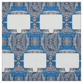 Psychedelisches Fun Fraktal Muster & Text Stoff (Muster)