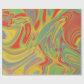 Psychedelisches Geschenkpapier (Flach)