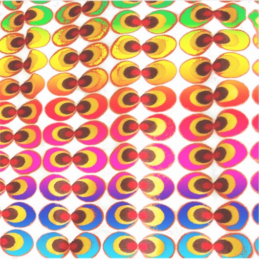 Psychedelisches Gewebe Aufkleber (Vorderseite)