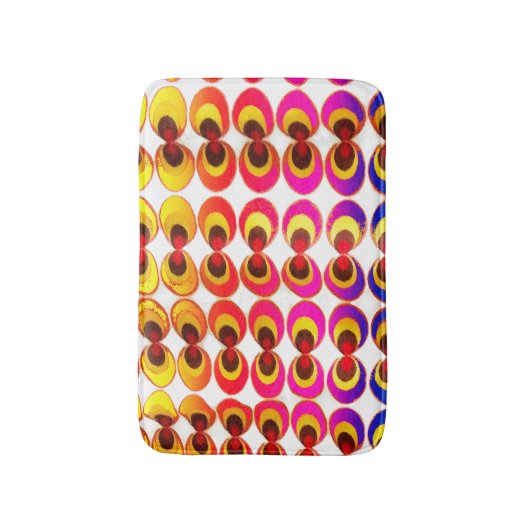 Psychedelisches Gewebe Badematte (Vorderseite Vertikal)