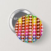 Psychedelisches Gewebe Button (Vorne & Hinten)