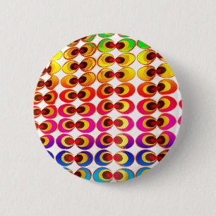 Psychedelisches Gewebe Button