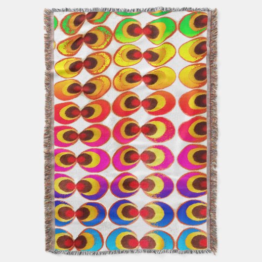 Psychedelisches Gewebe Decke (Vorderseite Vertikal)