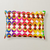 Psychedelisches Gewebe Dekokissen (Rückseite)