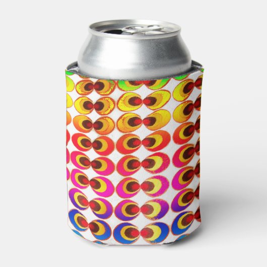 Psychedelisches Gewebe Dosenkühler (Kanne Vorderseite)