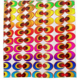 Psychedelisches Gewebe Duschvorhang
