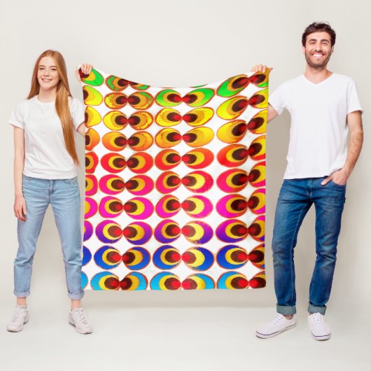 Psychedelisches Gewebe Fleecedecke (Beispiel)