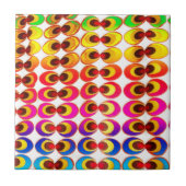 Psychedelisches Gewebe Fliese (Vorderseite)