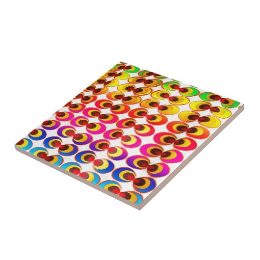 Psychedelisches Gewebe Fliese (Seite)