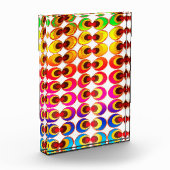 Psychedelisches Gewebe Fotoblock (Links)