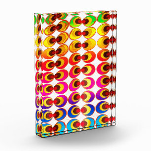 Psychedelisches Gewebe Fotoblock