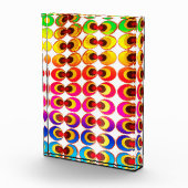 Psychedelisches Gewebe Fotoblock (Rechts)