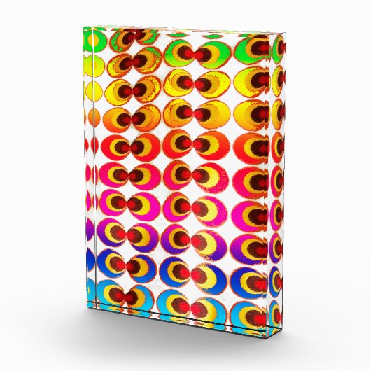 Psychedelisches Gewebe Fotoblock (Rechts)