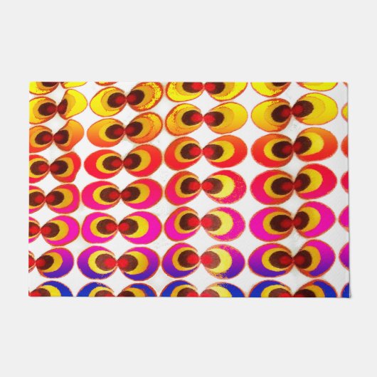 Psychedelisches Gewebe Fußmatte (Vorderseite)