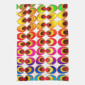 Psychedelisches Gewebe Geschirrtuch (Vertikal)
