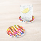 Psychedelisches Gewebe Getränkeuntersetzer (Seite)