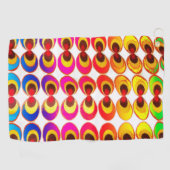 Psychedelisches Gewebe Golfhandtuch (Horizontal)