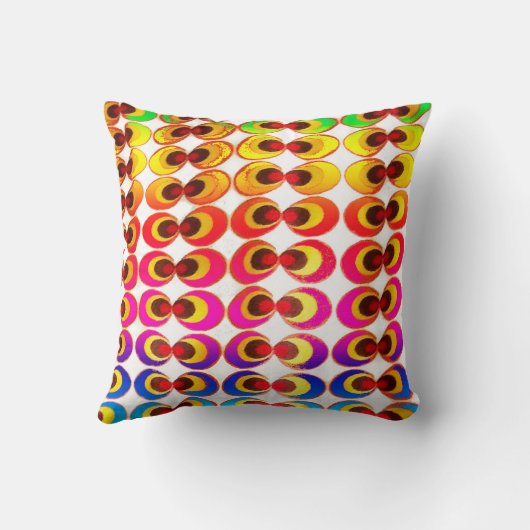 Psychedelisches Gewebe Kissen (Rückseite)