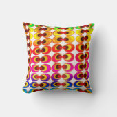 Psychedelisches Gewebe Kissen (Vorderseite)