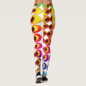 Psychedelisches Gewebe Leggings (Rückseite)
