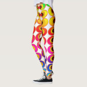 Psychedelisches Gewebe Leggings (Links)
