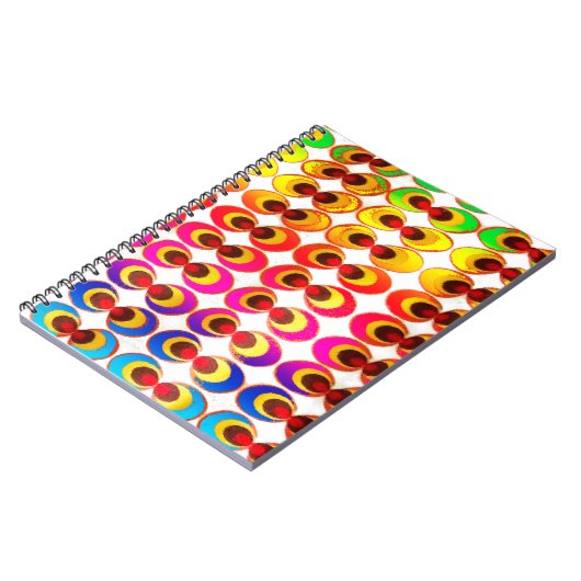 Psychedelisches Gewebe Notizblock (Linke Seite)