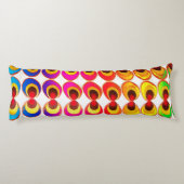 Psychedelisches Gewebe Seitenschläferkissen (Rückseite)