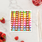 Psychedelisches Gewebe Serviette (Beispiel)