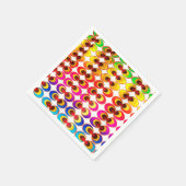 Psychedelisches Gewebe Serviette (Ecke)