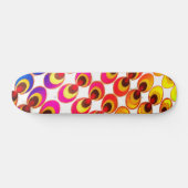 Psychedelisches Gewebe Skateboard (Horizontal)