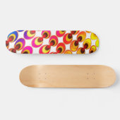 Psychedelisches Gewebe Skateboard (Horizontal)