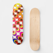 Psychedelisches Gewebe Skateboard (Vorderseite)