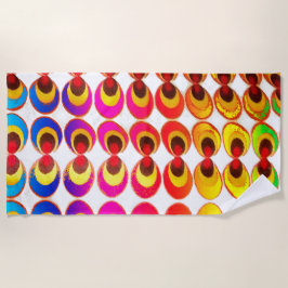 Psychedelisches Gewebe Strandtuch