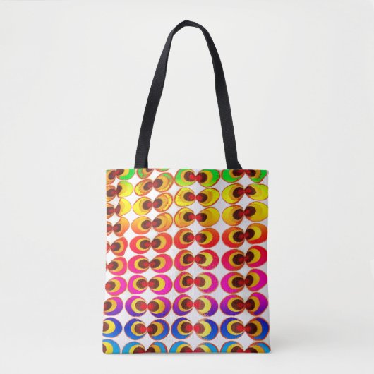 Psychedelisches Gewebe Tasche (Vorderseite)
