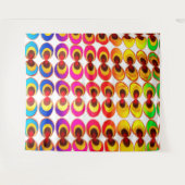 Psychedelisches Gewebe Wandteppich (Vorderseite (Horizontal))