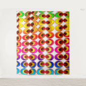 Psychedelisches Gewebe Wandteppich (Vorderseite)