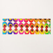 Psychedelisches Gewebe Yogamatte (Rückseite (Horizontal))