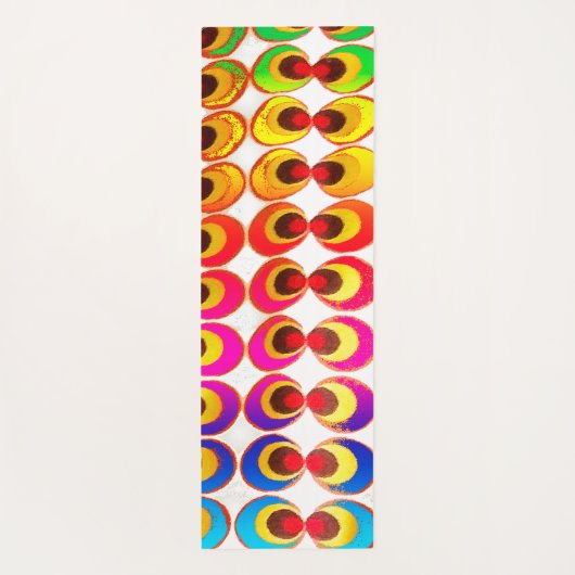 Psychedelisches Gewebe Yogamatte (Rückseite)