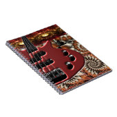 Psychedelisches Gitarren-Notizbuch Notizblock (Rechte Seite)