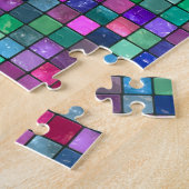 Psychedelisches Glas-Tile-Puzzle Puzzle (Seite)